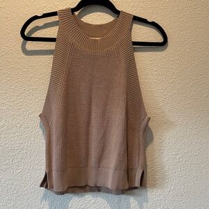Wilfred Taupe Knit Tank Top